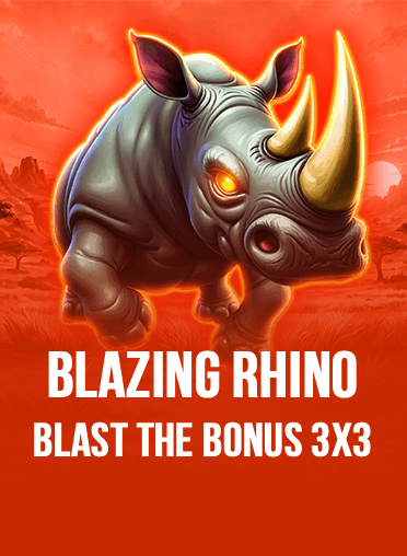 Blazing Rhino Blast The Bonus 3x3